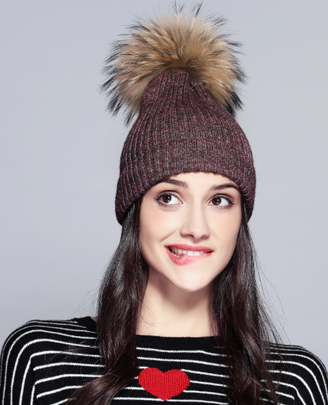 Premium Raccoon Fur Beanie Premium Raccoon Fur Beanie