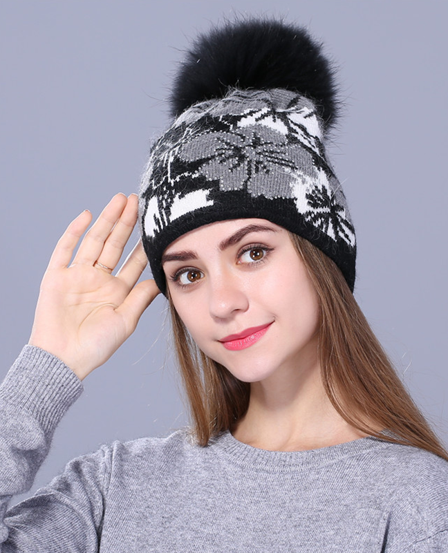 Jacquard wool Winter cap Jacquard wool Winter cap