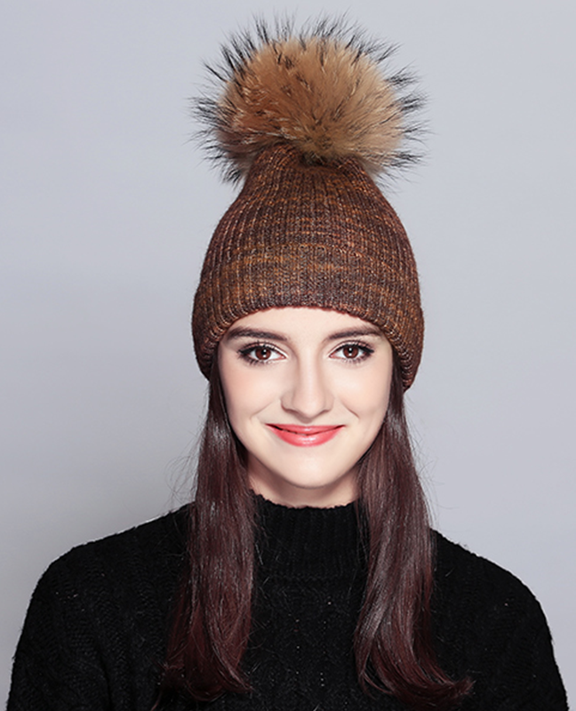 Premium Raccoon Fur Beanie Premium Raccoon Fur Beanie