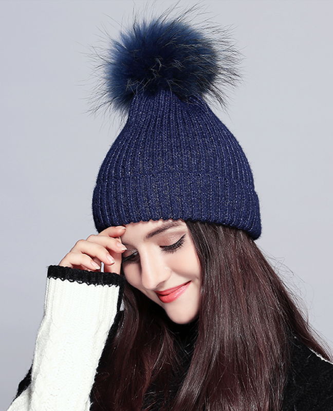Premium Raccoon Fur Beanie Premium Raccoon Fur Beanie