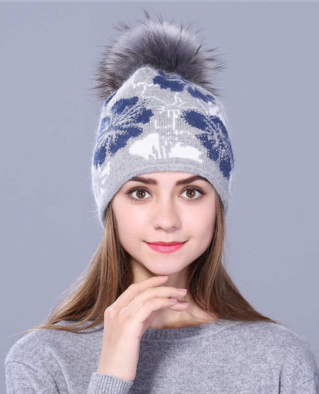 Jacquard wool Winter cap Jacquard wool Winter cap