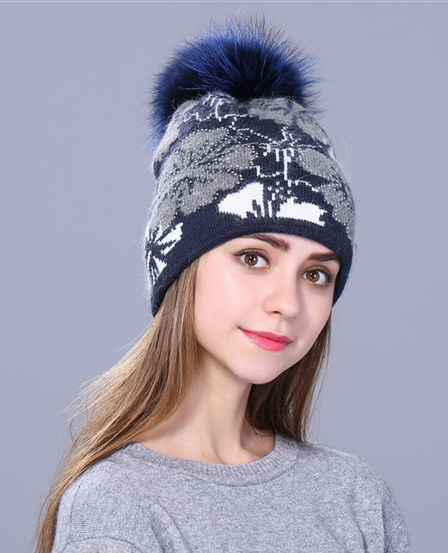 Jacquard wool Winter cap Jacquard wool Winter cap
