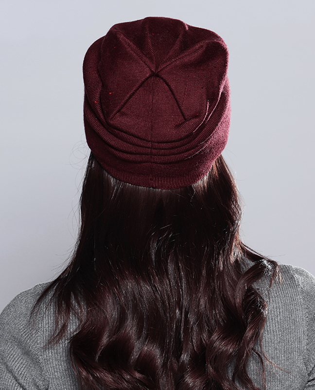 Rhinestones Layered Beanie Rhinestones Layered Beanie