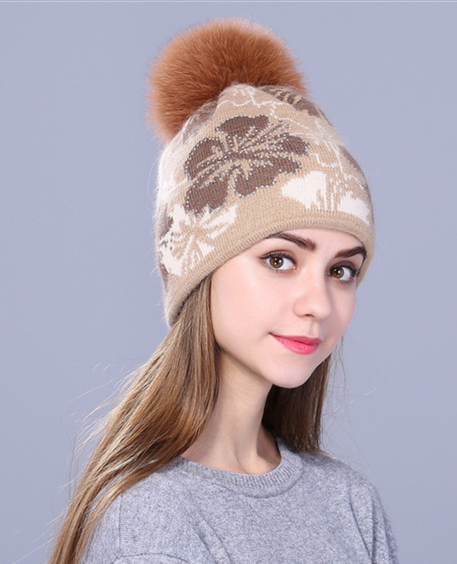 Jacquard wool Winter cap Jacquard wool Winter cap