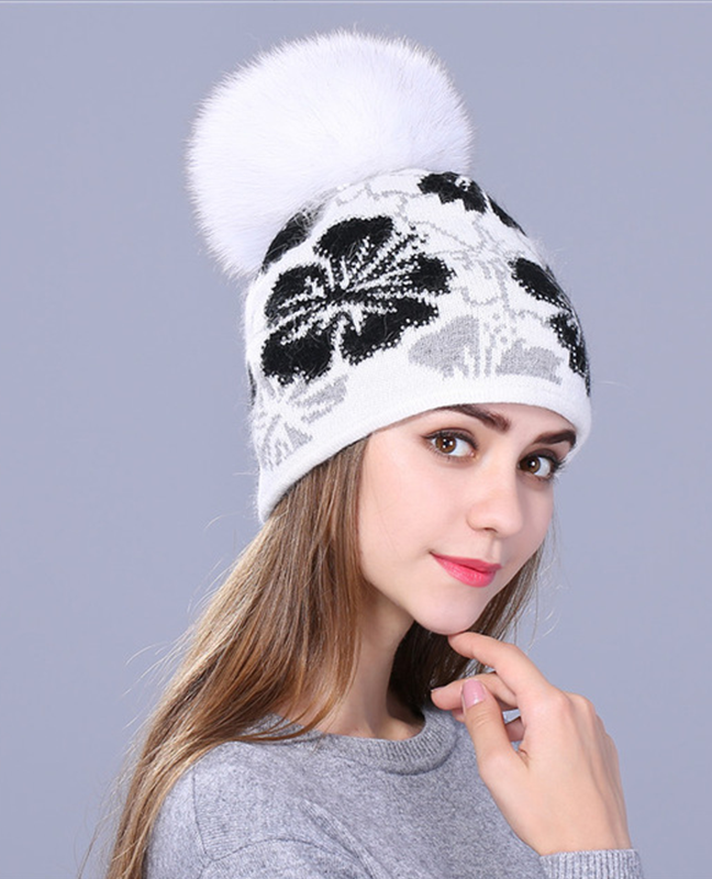 Jacquard wool Winter cap Jacquard wool Winter cap
