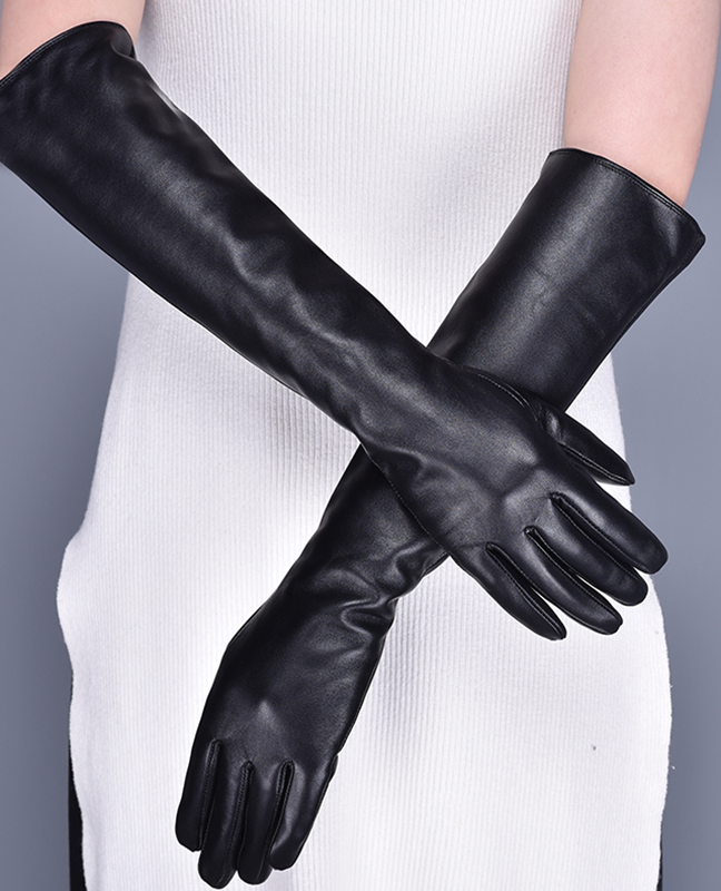 Long Genuine Leather Glove Long Genuine Leather Glove