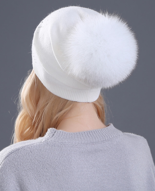 Rabbit fur Winter hat Rabbit fur Winter hat