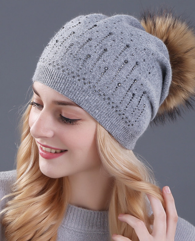 Rabbit fur Winter hat Rabbit fur Winter hat