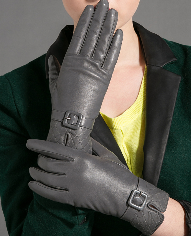 Premium Goatskin Grey Leather Glove Premium Goatskin Grey Leather Glove