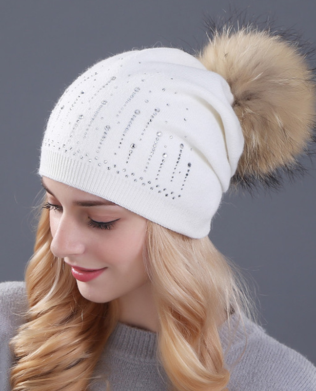 Rabbit fur Winter hat Rabbit fur Winter hat