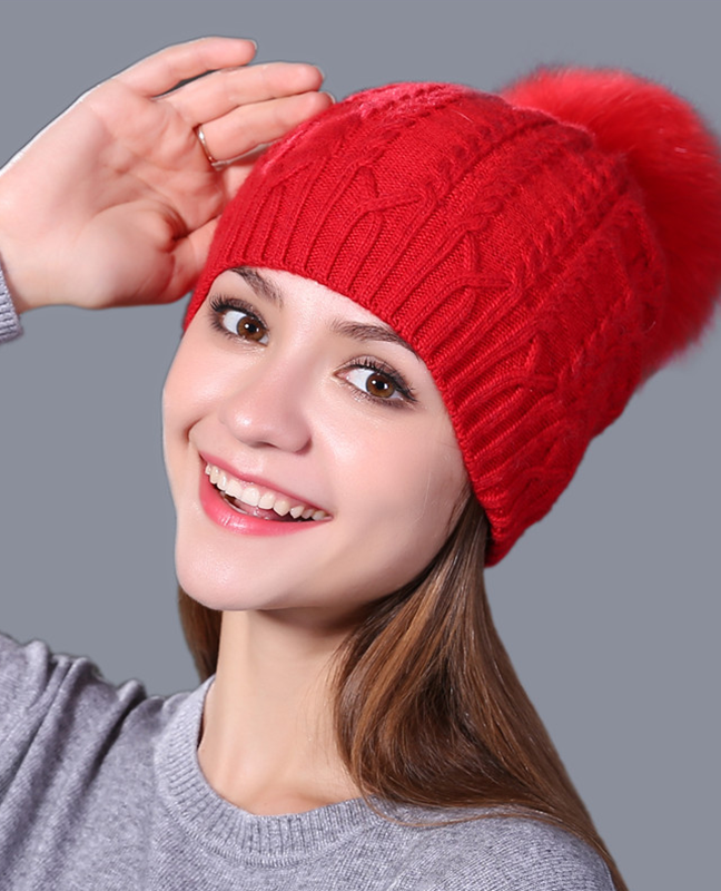 Real fox fur winter hat Real fox fur winter hat