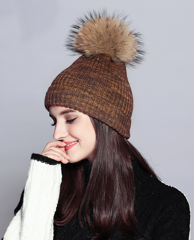Premium Raccoon Fur Beanie Premium Raccoon Fur Beanie