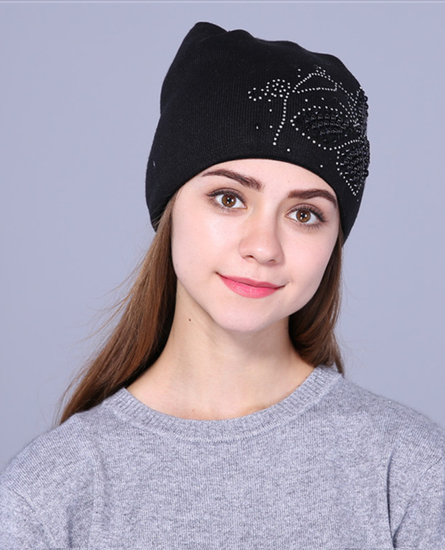 Luxury knitted Butterfly beanie Luxury knitted Butterfly beanie