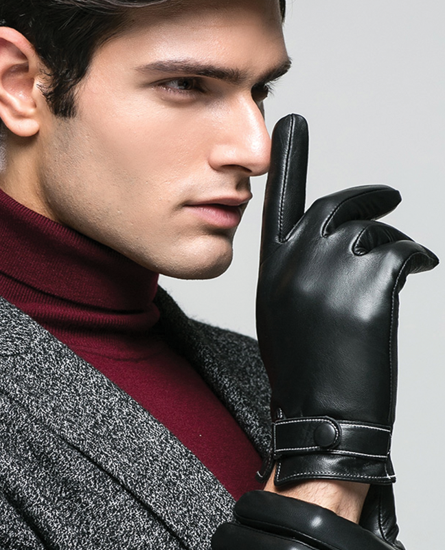Wrist Buckle Goatskin Glove Wrist Buckle Goatskin Glove