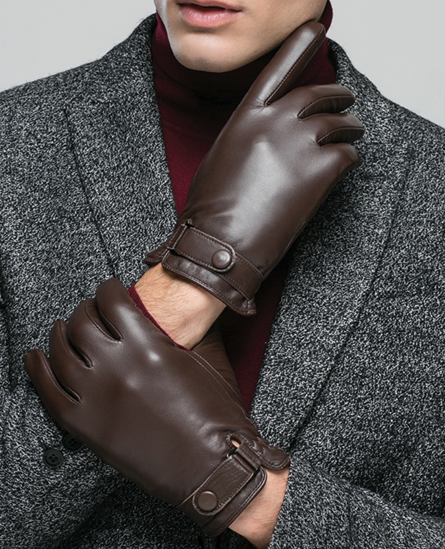 Wrist Buckle Goatskin Glove Wrist Buckle Goatskin Glove