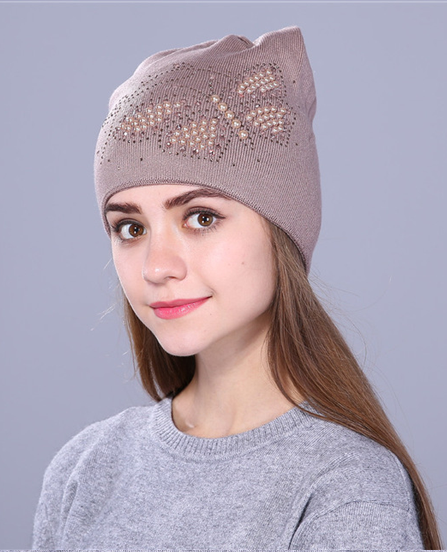Luxury knitted Butterfly beanie Luxury knitted Butterfly beanie
