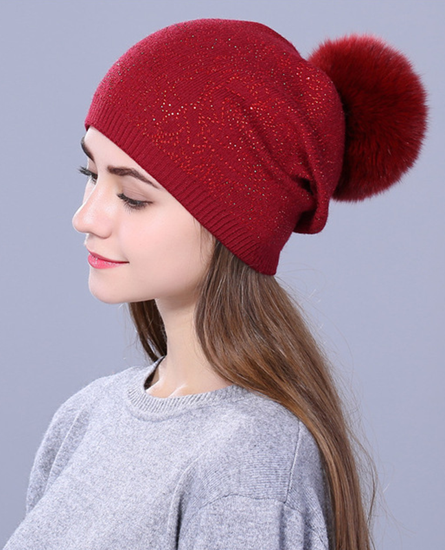 Rhinestone Winter hat Rhinestone Winter hat