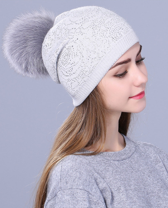 Rhinestone Winter hat Rhinestone Winter hat