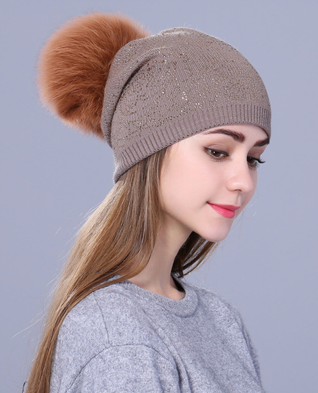 Rhinestone Winter hat Rhinestone Winter hat