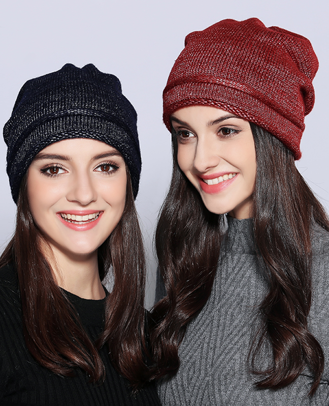 Wool Knitted Skullies Beanie Wool Knitted Skullies Beanie