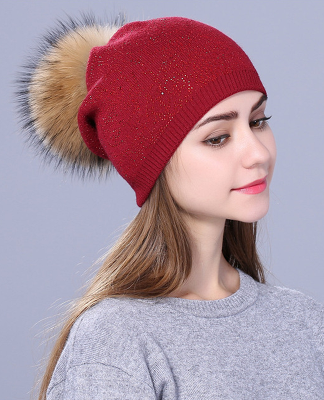 Rhinestone Winter hat Rhinestone Winter hat