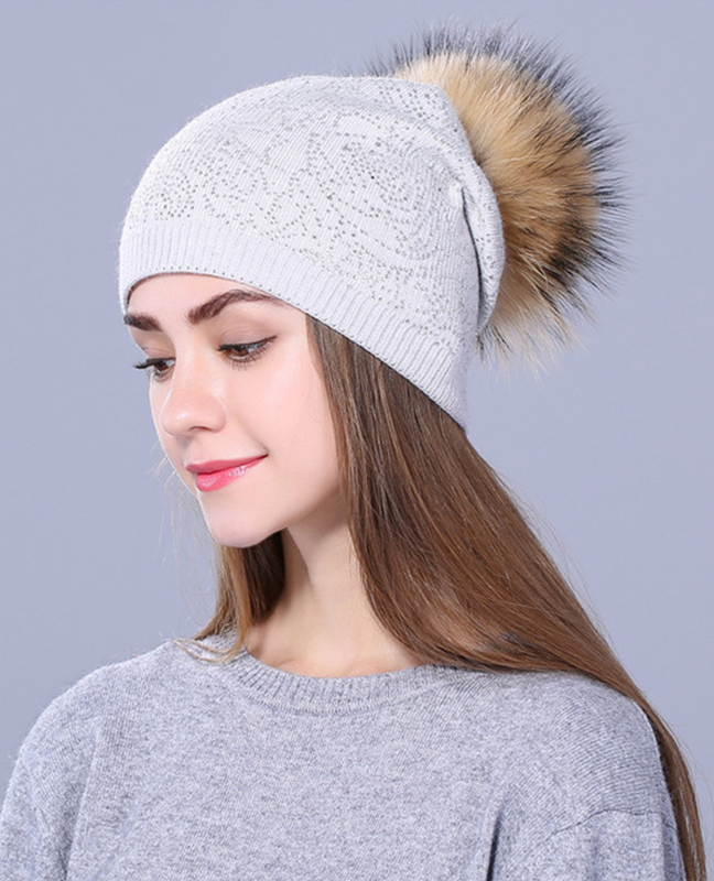 Rhinestone Winter hat Rhinestone Winter hat
