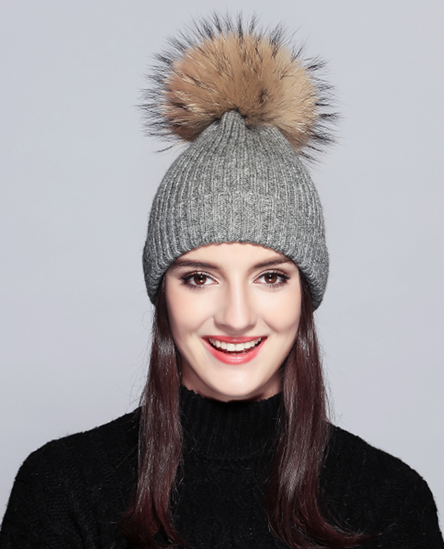 Premium Raccoon Fur Beanie Premium Raccoon Fur Beanie