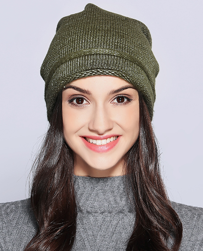 Wool Knitted Skullies Beanie Wool Knitted Skullies Beanie