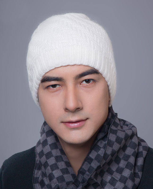 Knit Double warm Bonnet Knit Double warm Bonnet