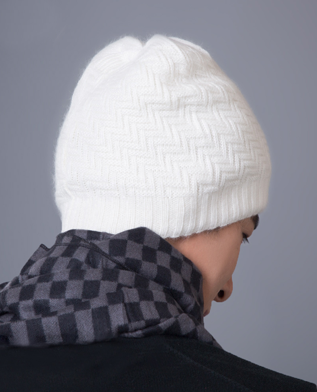 Knit Double warm Bonnet Knit Double warm Bonnet