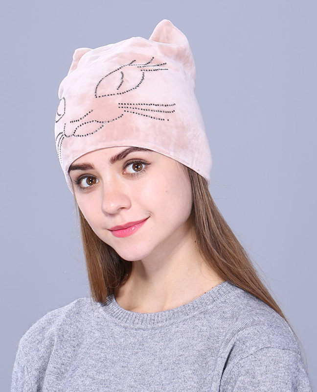 Flannelette cute beanie Flannelette cute beanie