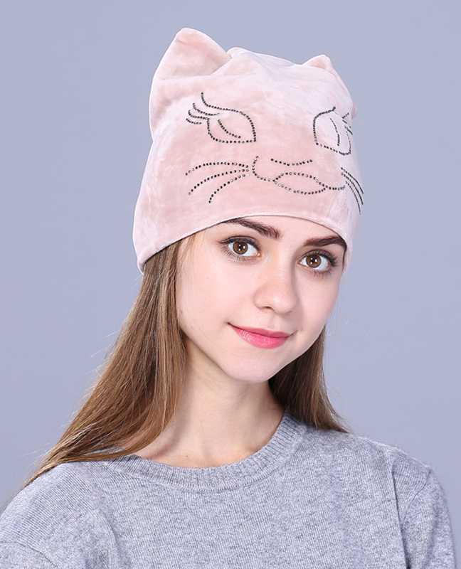 Flannelette cute beanie Flannelette cute beanie