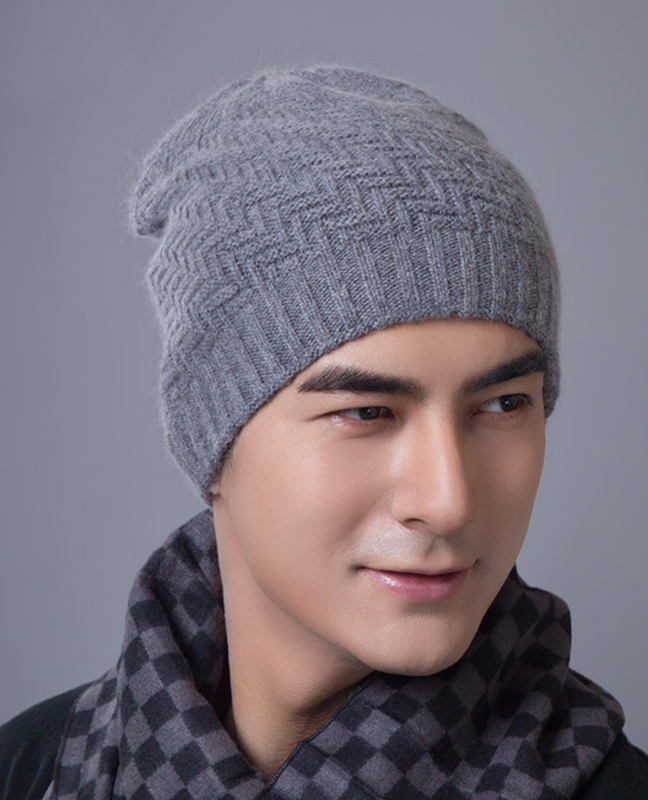 Knit Double warm Bonnet Knit Double warm Bonnet