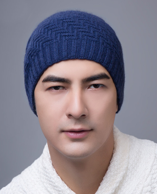 Knit Double warm Bonnet Knit Double warm Bonnet