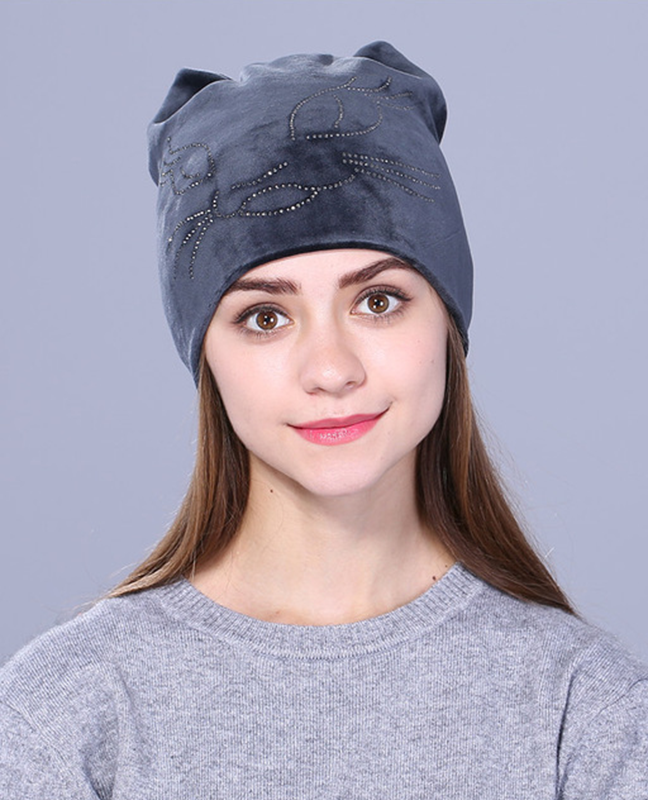 Flannelette cute beanie Flannelette cute beanie