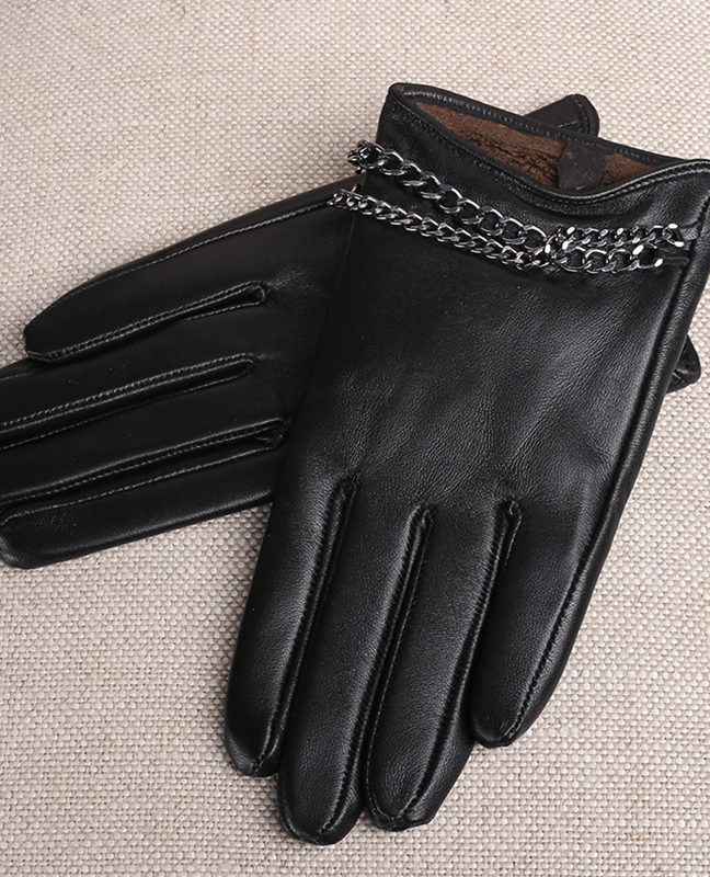 Genuine Sheepskin Chain Mitten Genuine Sheepskin Chain Mitten