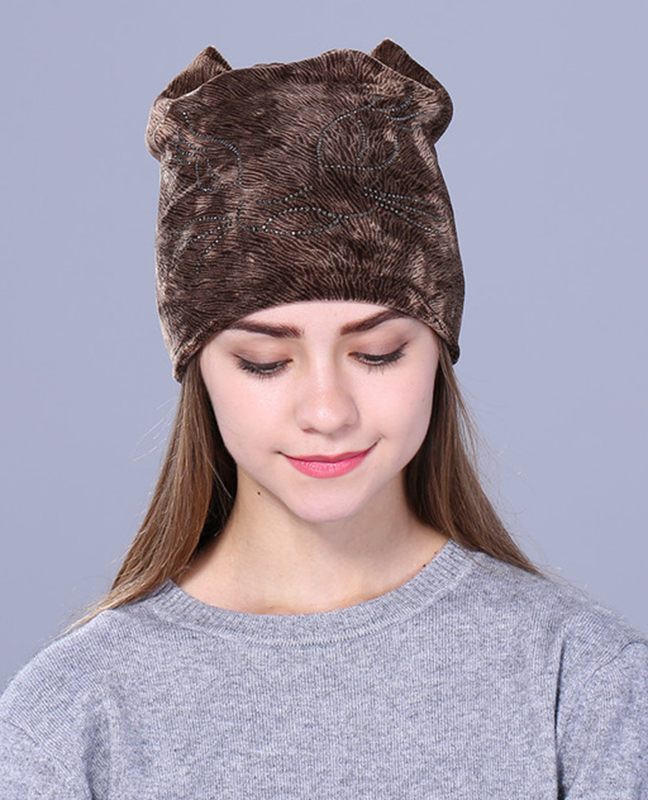 Flannelette cute beanie Flannelette cute beanie