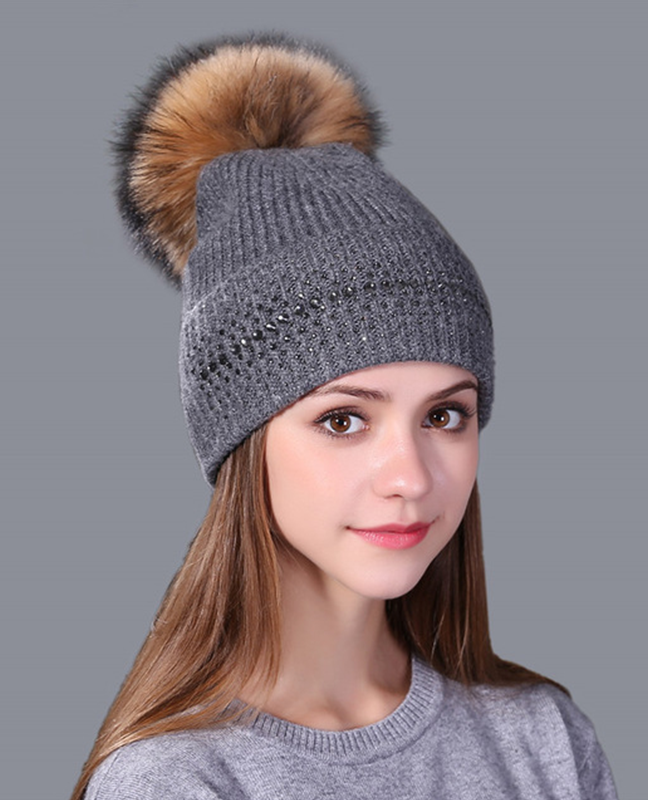 Genuine mink fur beanie Genuine mink fur beanie