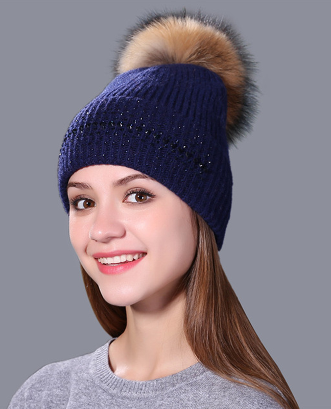 Genuine mink fur beanie Genuine mink fur beanie