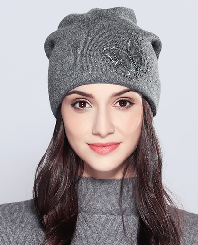 Knitted Rhinestones Beanie Knitted Rhinestones Beanie