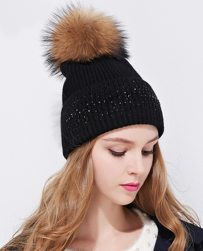 Genuine mink fur beanie Genuine mink fur beanie