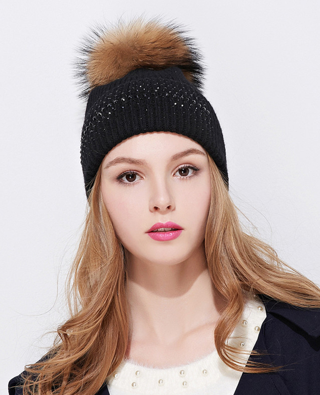 Genuine mink fur beanie Genuine mink fur beanie