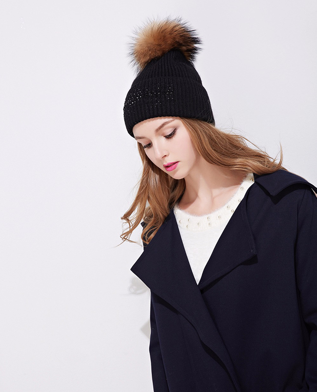 Genuine mink fur beanie Genuine mink fur beanie