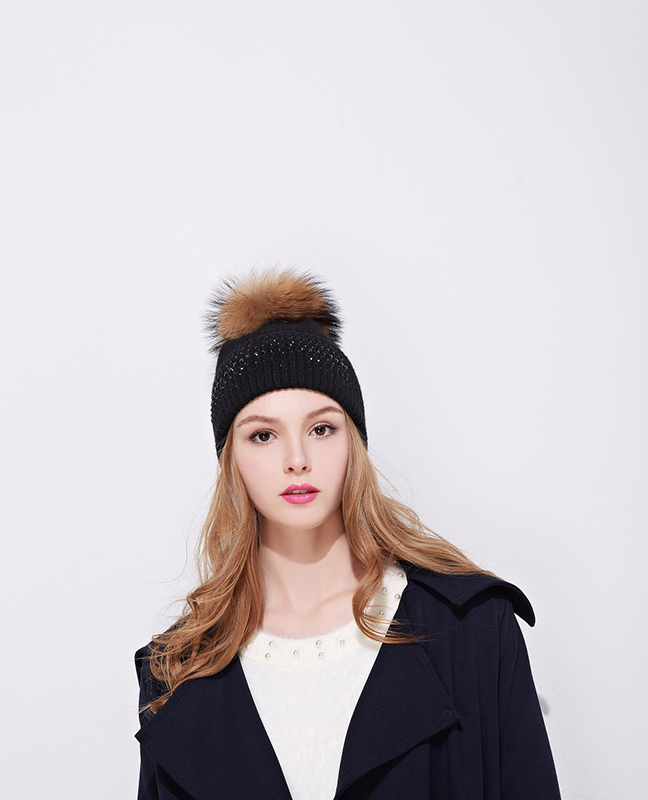Genuine mink fur beanie Genuine mink fur beanie