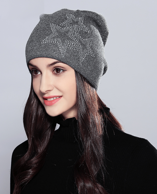 Five-Pointed Stars Knitted Beanie Five-Pointed Stars Knitted Beanie