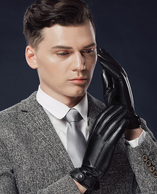 Stylish Genuine Leather Men Glove Stylish Genuine Leather Men Glove