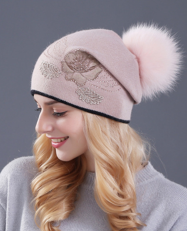 Real fox fur beanie Real fox fur beanie