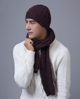 Hat and Scarf Hemp Pattern set