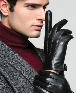 Thicken Goatskin Glove