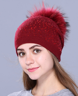 Shinning wool Beanie